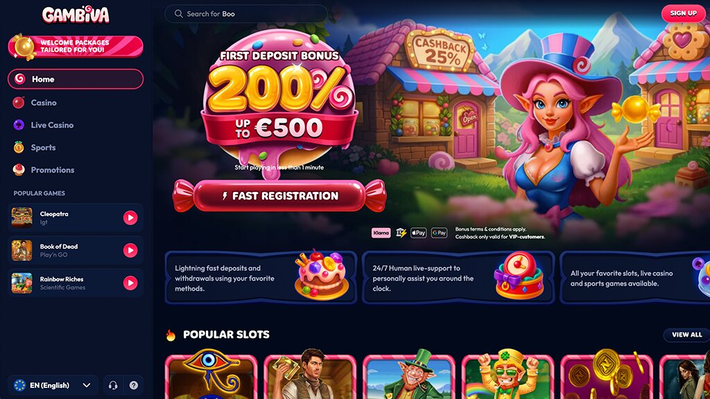 review over het nederlandse online casino gambiva